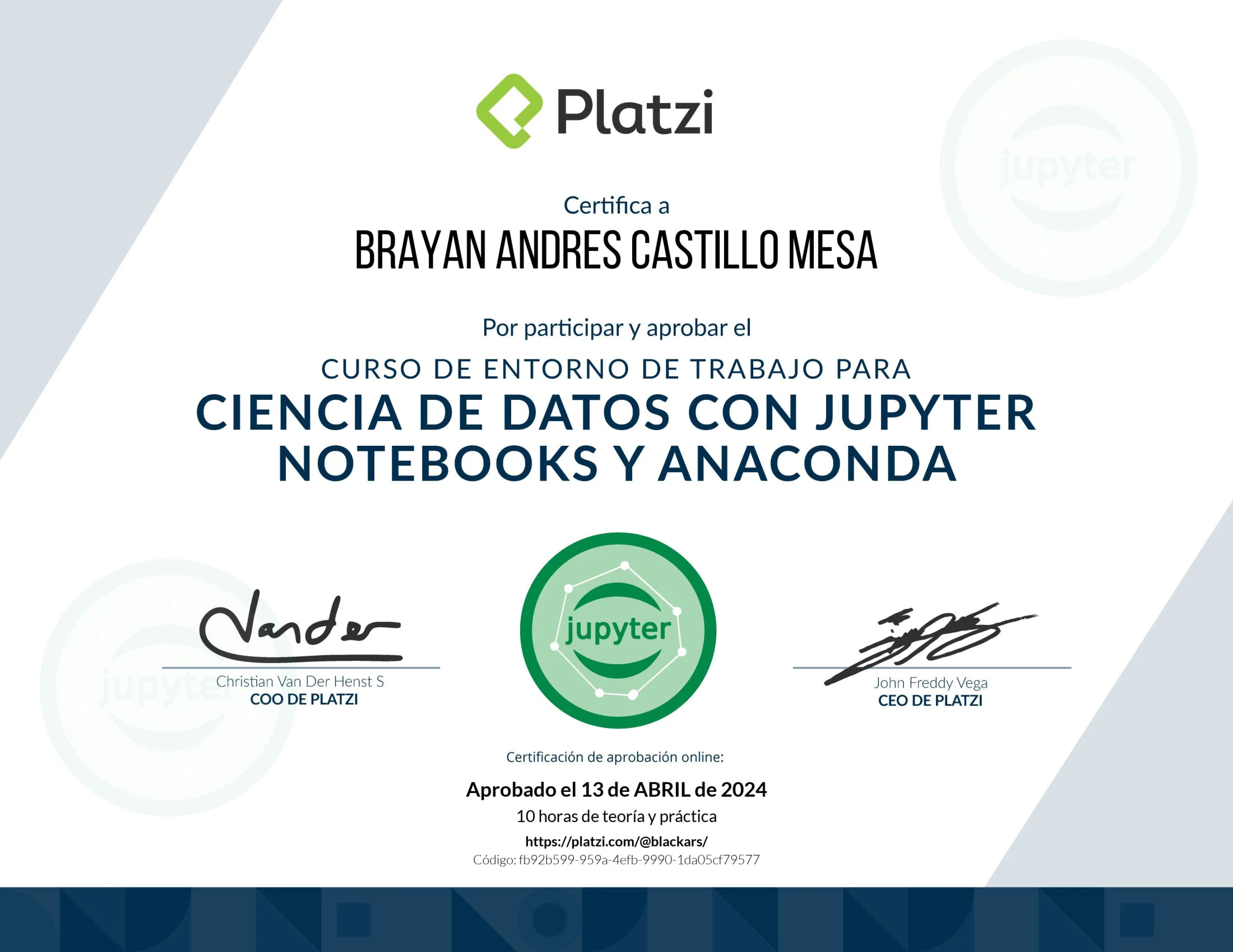 Platzi Jupyter
